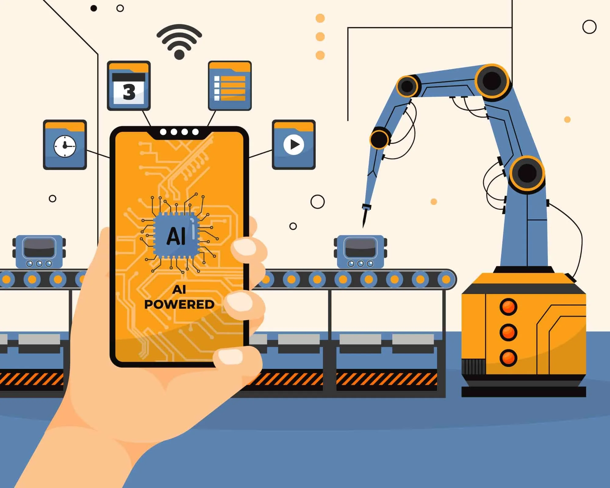 penerapan otomasi AI di industri manufaktur